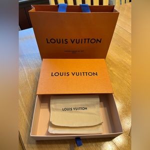 Louis Vuitton Gift Box, Dust Bag and Shopping/Gift Bag.